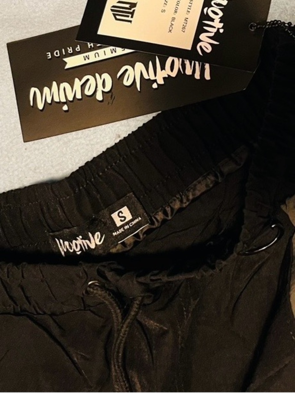Motive NWT Men's Brown & Blue Contrast Utility Joggers - Picture 8 of 9